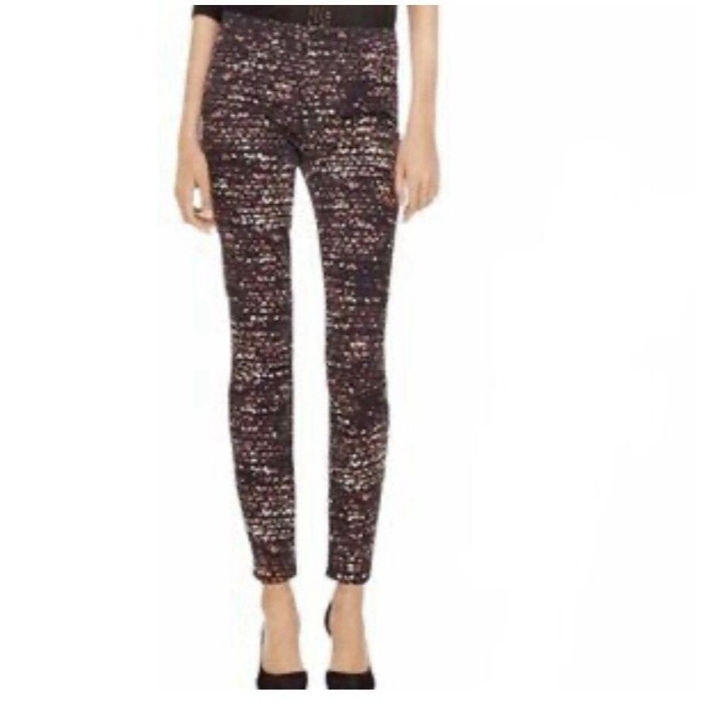 Tory Burch Jeans Blurred Lights Circle Pattern Skinny Pants 31